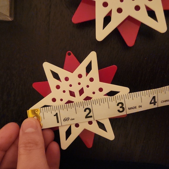 Ikea Strala red and white light up stars - Picture 7 of 11